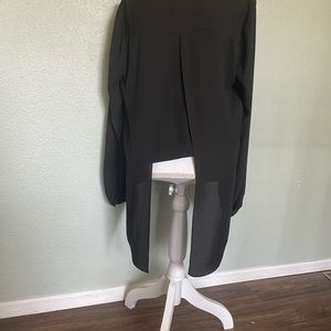 White House Black Market blouse. Black. Size 10.